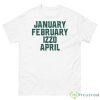 MSU January February Izzo April Shirt - 500 Men’s Classic Tee Gildan
