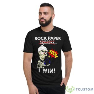 Muppets Boom Rock Paper Scissors I Win Shirt - Short Sleeve T-Shirt