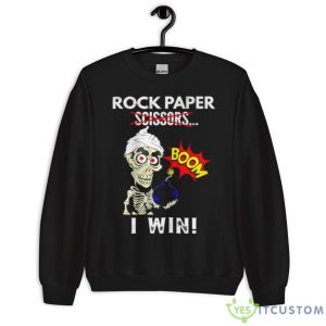 Muppets Boom Rock Paper Scissors I Win Shirt - Unisex Crewneck Sweatshirt