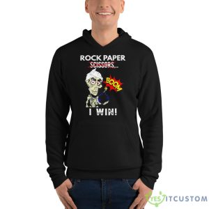 Muppets Boom Rock Paper Scissors I Win Shirt - Unisex Fleece Pullover Hoodie