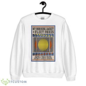 My Morning Jacket & Fleet Foxes Tour 2023 Poster Shirt - Unisex Heavy Blend Crewneck Sweatshirt