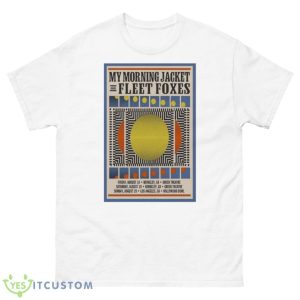 My Morning Jacket & Fleet Foxes Tour 2023 Poster Shirt - 500 Men’s Classic Tee Gildan