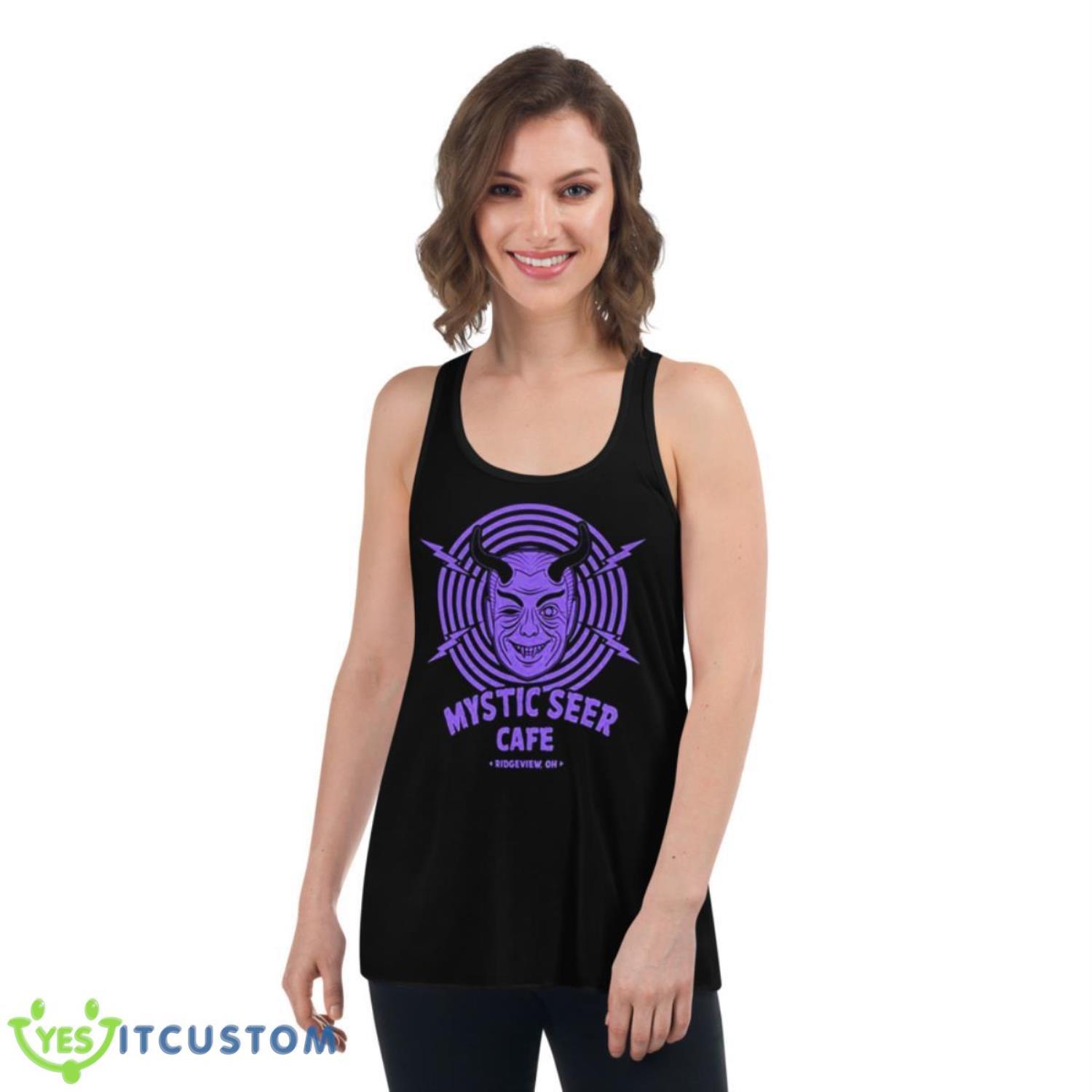 Mystic Seer Cafe Twilight Zone Shirt 5 Mystic Seer Cafe Twilight Zone Shirt - Women's Flowy Racerback Tank