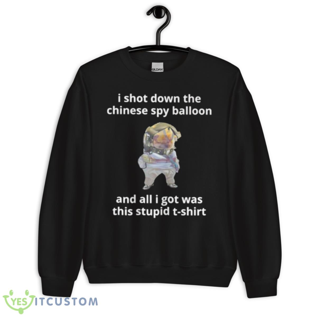 Nafo I Shot Down The Chinese Spy Balloon Shirt 3 Nafo I Shot Down The Chinese Spy Balloon Shirt - Unisex Crewneck Sweatshirt