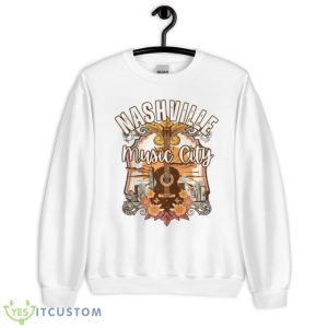 Nashville Tennessee Vintage Howdy Music City 2023 Shirt - Unisex Heavy Blend Crewneck Sweatshirt