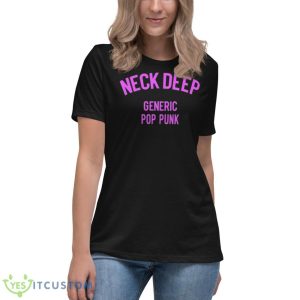 Neck Deep 2023 Shirt 11 Neck Deep 2023 Shirt - Women's Relaxed Short Sleeve Jersey Tee