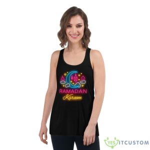 Neon Art Ramadan Kareem Shirt 10 Neon Art Ramadan Kareem Shirt - Women's Flowy Racerback Tank