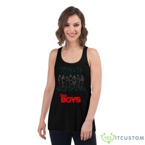 Neon Design The Boys Tv Show Shirt - Women's Flowy Racerback Tank