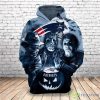 New England Patriots Halloween 3D Hoodie, Best 2023 NFL Gift Ideas Product Photo 1