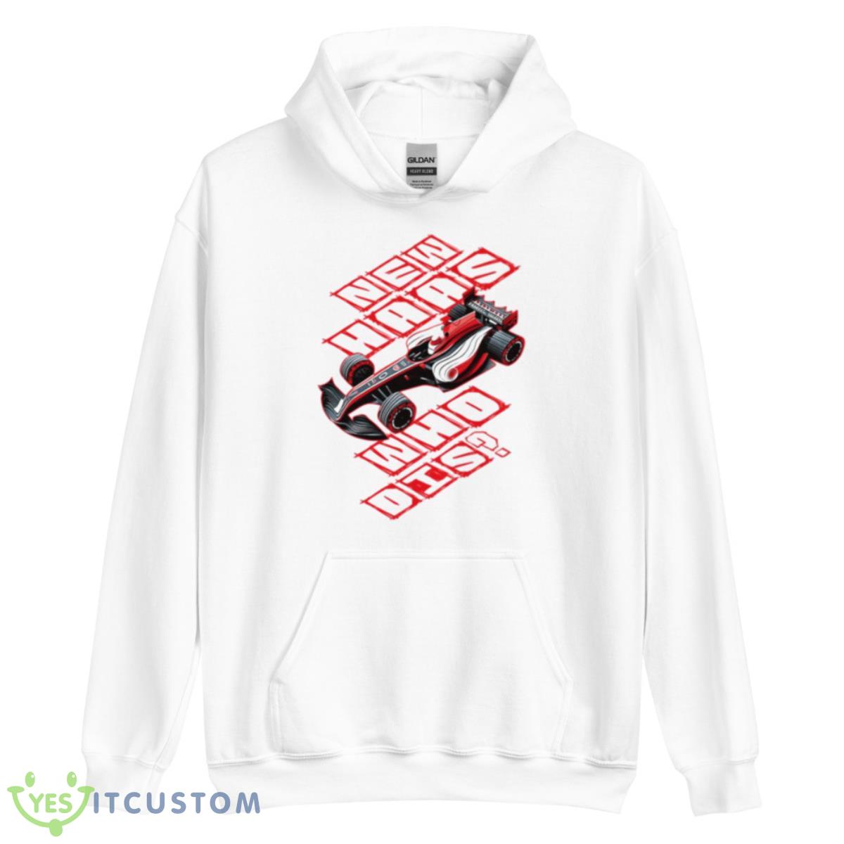 New Haas Who Dis F1 Drive To Survive Shirt 11 New Haas Who Dis F1 Drive To Survive Shirt - Unisex Heavy Blend Hooded Sweatshirt