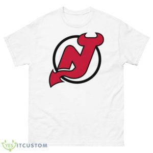 New Jersey Devils Shirt - 500 Men’s Classic Tee Gildan