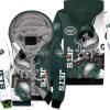 New York Jets Jack Skellington And Zero Unisex Fleece Hoodie Product Photo 1