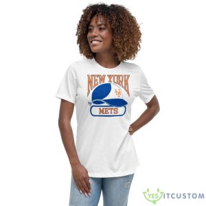 New York Mets Helmet 2023 Shirt - Women's Relaxed Short Sleeve Jersey Tee