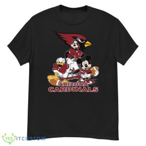 NFL Arizona Cardinals Mickey Mouse Donald Duck Goofy Football Shirt T-Shirt Product Photo 2