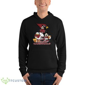 NFL Arizona Cardinals Mickey Mouse Donald Duck Goofy Football Shirt T-Shirt Product Photo 8