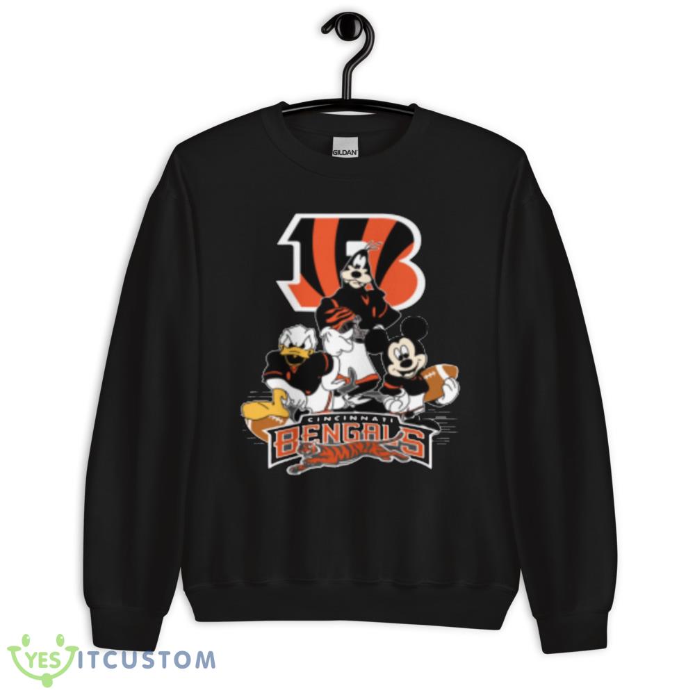 NFL Cincinnati Bengals Mickey Mouse Donald Duck Goofy Football Shirt T-Shirt 6 NFL Cincinnati Bengals Mickey Mouse Donald Duck Goofy Football Shirt T-Shirt Product Photo 6