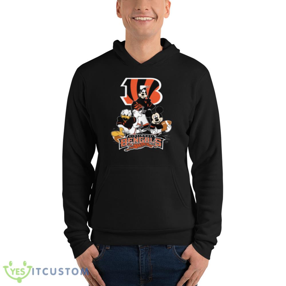 NFL Cincinnati Bengals Mickey Mouse Donald Duck Goofy Football Shirt T-Shirt 23 NFL Cincinnati Bengals Mickey Mouse Donald Duck Goofy Football Shirt T-Shirt Product Photo 8