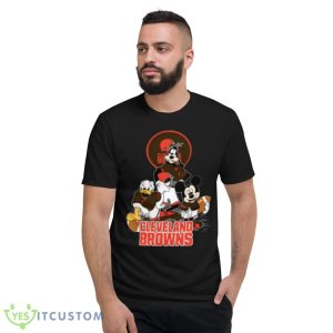 NFL Cleveland Browns Mickey Mouse Donald Duck Goofy Football Shirt T-Shirt Product Photo 4