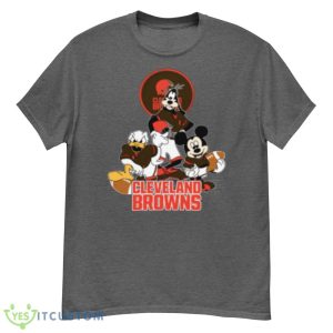 NFL Cleveland Browns Mickey Mouse Donald Duck Goofy Football Shirt T-Shirt Product Photo 1