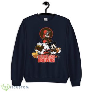 NFL Cleveland Browns Mickey Mouse Donald Duck Goofy Football Shirt T-Shirt Product Photo 5