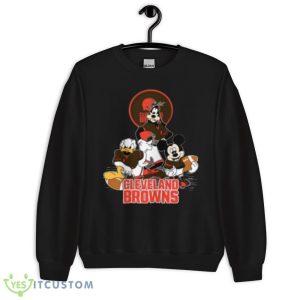 NFL Cleveland Browns Mickey Mouse Donald Duck Goofy Football Shirt T-Shirt Product Photo 6