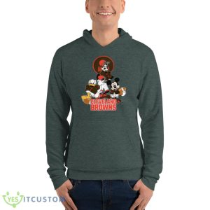 NFL Cleveland Browns Mickey Mouse Donald Duck Goofy Football Shirt T-Shirt Product Photo 7