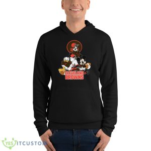 NFL Cleveland Browns Mickey Mouse Donald Duck Goofy Football Shirt T-Shirt Product Photo 8
