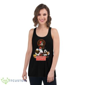 NFL Cleveland Browns Mickey Mouse Donald Duck Goofy Football Shirt T-Shirt Product Photo 9