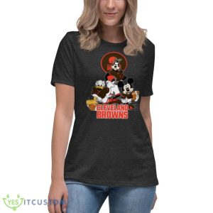 NFL Cleveland Browns Mickey Mouse Donald Duck Goofy Football Shirt T-Shirt Product Photo 10