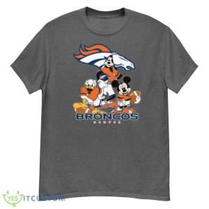NFL Denver Broncos Mickey Mouse Donald Duck Goofy Football Shirt T-Shirt Product Photo 1
