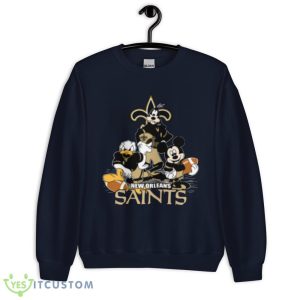 NFL New Orleans Saints Mickey Mouse Donald Duck Goofy Football Shirt T-Shirt Product Photo 5