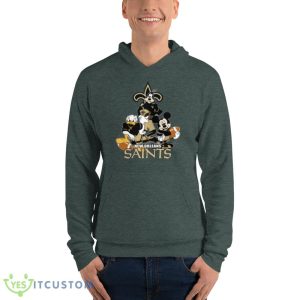 NFL New Orleans Saints Mickey Mouse Donald Duck Goofy Football Shirt T-Shirt Product Photo 7