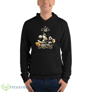 NFL New Orleans Saints Mickey Mouse Donald Duck Goofy Football Shirt T-Shirt Product Photo 8
