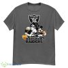 NFL Oakland Raiders Mickey Mouse Donald Duck Goofy Football Shirt T-Shirt Product Photo 1