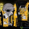 NFL Pittsburgh Steelers Snoopy Personalized Hoodie 3D Product Photo 1