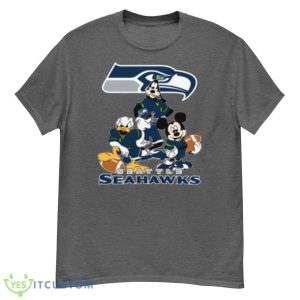 NFL Seattle Seahawks Mickey Mouse Donald Duck Goofy Football Shirt T-Shirt Product Photo 1