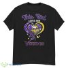 NFL This Girl Loves Her Minnesota Vikings Diamond Heart Shirt - G500 Men’s Classic T-Shirt