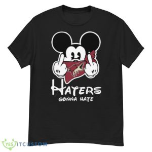 NHL Arizona Coyotes Haters Gonna Hate Mickey Mouse Disney Hockey T Shirt Product Photo 2