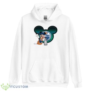 NHL Edmonton Oilers Stanley Cup Mickey Mouse Disney Hockey T Shirt Product Photo 3