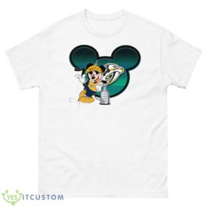 NHL Nashville Predators Stanley Cup Mickey Mouse Disney Hockey T Shirt Product Photo 1