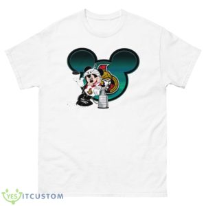 NHL Ottawa Senators Stanley Cup Mickey Mouse Disney Hockey T Shirt Product Photo 1
