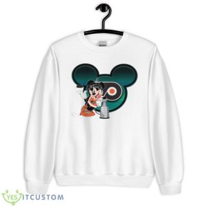 NHL Philadelphia Flyers Stanley Cup Mickey Mouse Disney Hockey T Shirt Product Photo 2