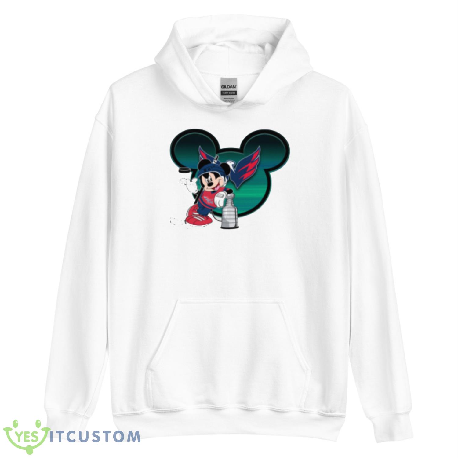 NHL Washington Capitals Stanley Cup Mickey Mouse Disney Hockey T Shirt 3 NHL Washington Capitals Stanley Cup Mickey Mouse Disney Hockey T Shirt Product Photo 3