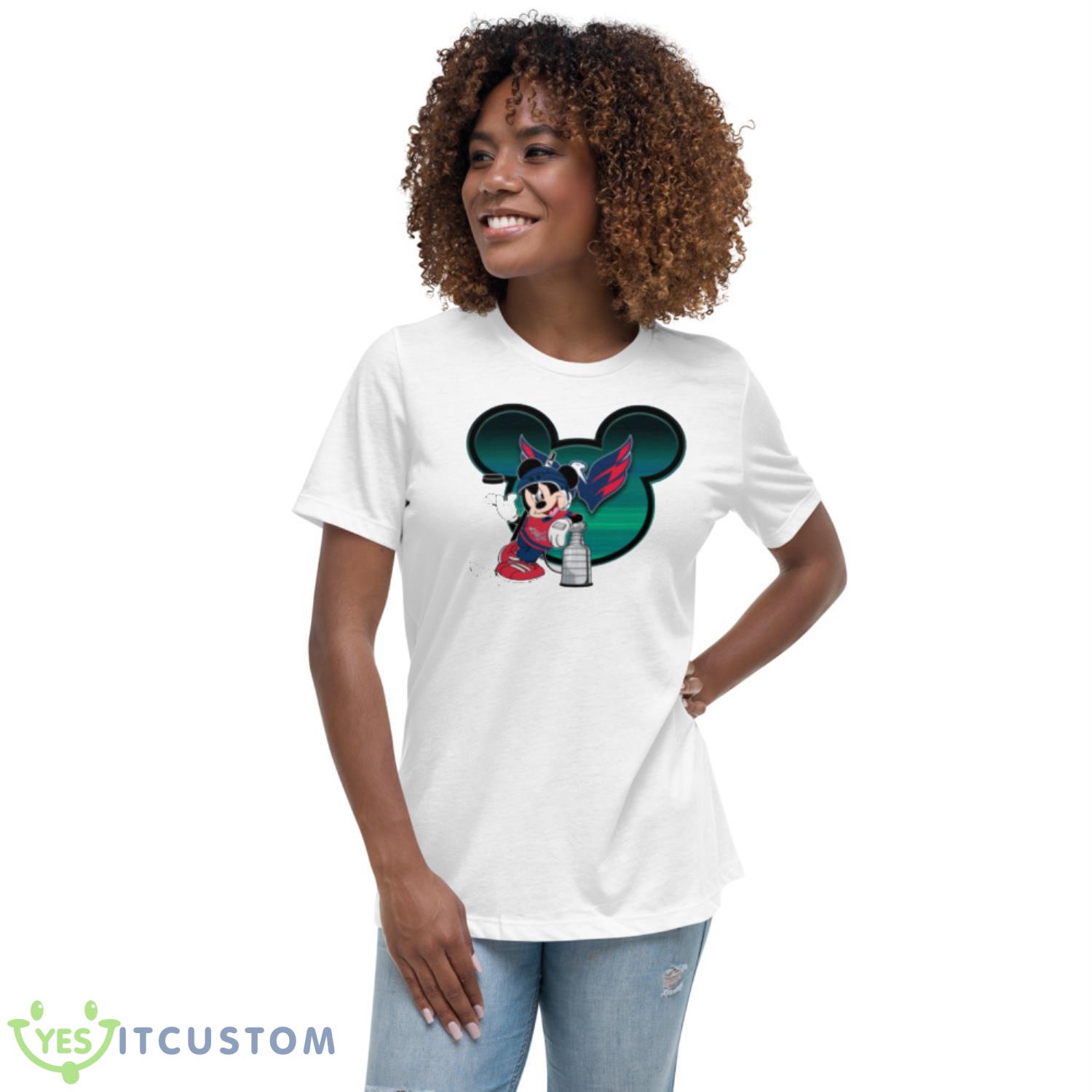NHL Washington Capitals Stanley Cup Mickey Mouse Disney Hockey T Shirt 5 NHL Washington Capitals Stanley Cup Mickey Mouse Disney Hockey T Shirt Product Photo 5