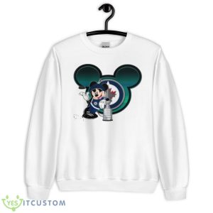 NHL Winnipeg Jets Stanley Cup Mickey Mouse Disney Hockey T Shirt Product Photo 2