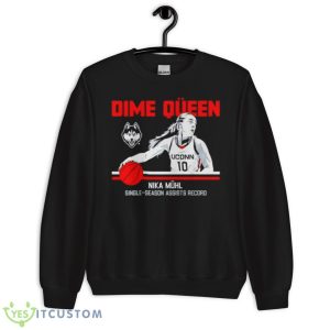 Nika Mühl Dime Qüeen Single Season Assists Record Shirt 8 Nika Mühl Dime Qüeen Single Season Assists Record Shirt - Unisex Crewneck Sweatshirt