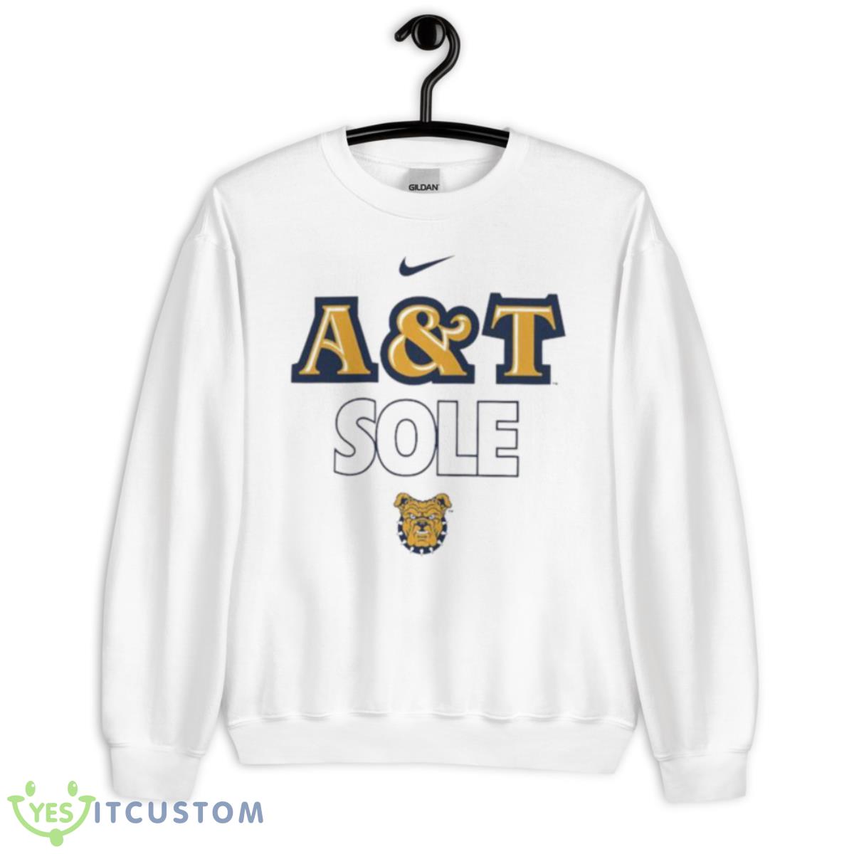 North Carolina A&T Aggies Nike On Court Bench Shirt 11 North Carolina A&T Aggies Nike On Court Bench Shirt - Unisex Heavy Blend Crewneck Sweatshirt