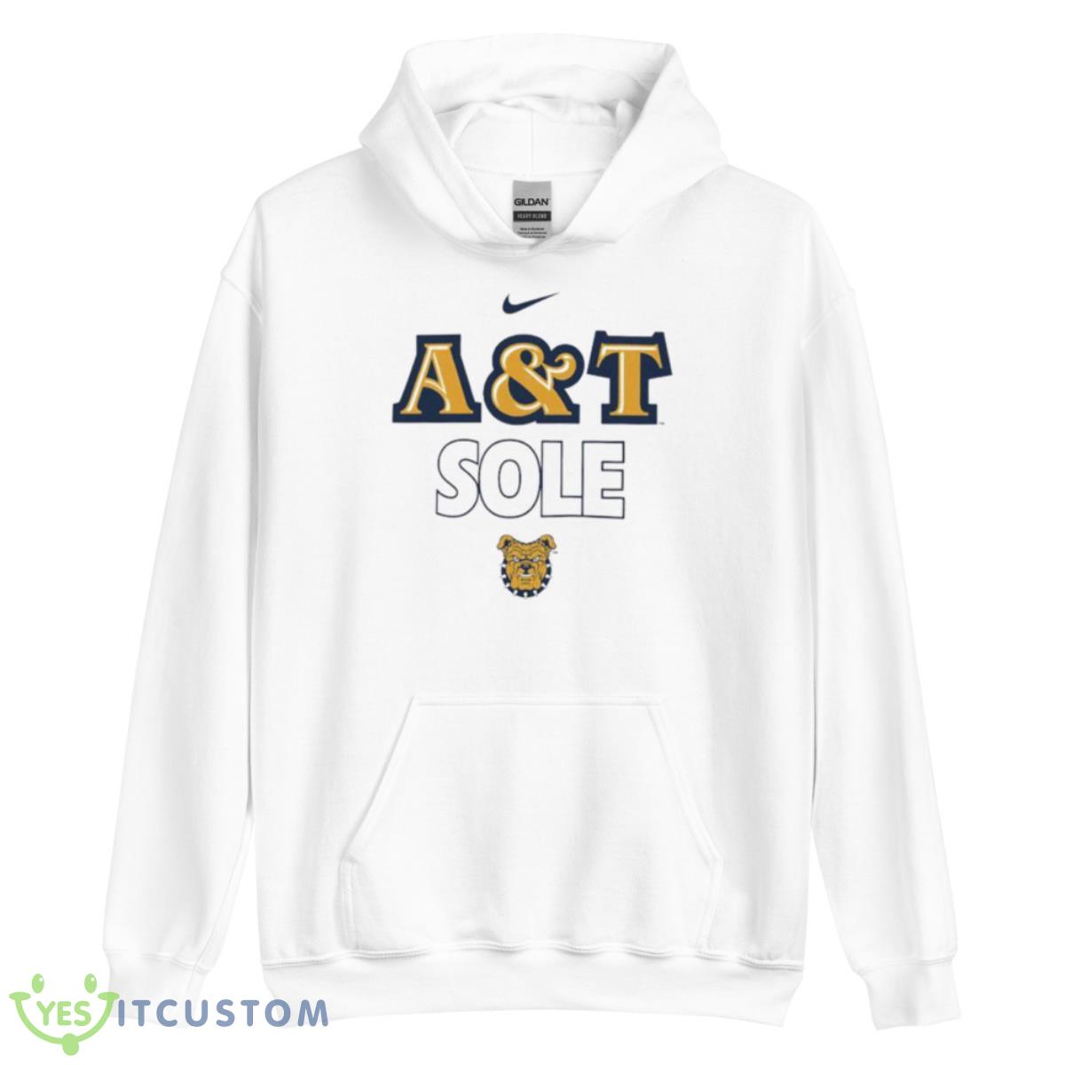 North Carolina A&T Aggies Nike On Court Bench Shirt 3 North Carolina A&T Aggies Nike On Court Bench Shirt - Unisex Heavy Blend Hooded Sweatshirt