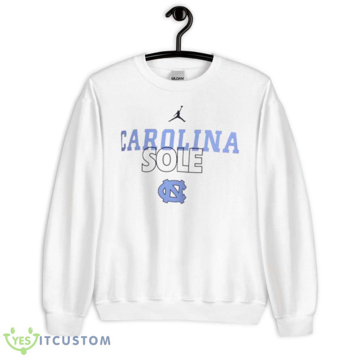 North Carolina Tar Heels Jordan On Court Bench Shirt 2 North Carolina Tar Heels Jordan On Court Bench Shirt - Unisex Heavy Blend Crewneck Sweatshirt
