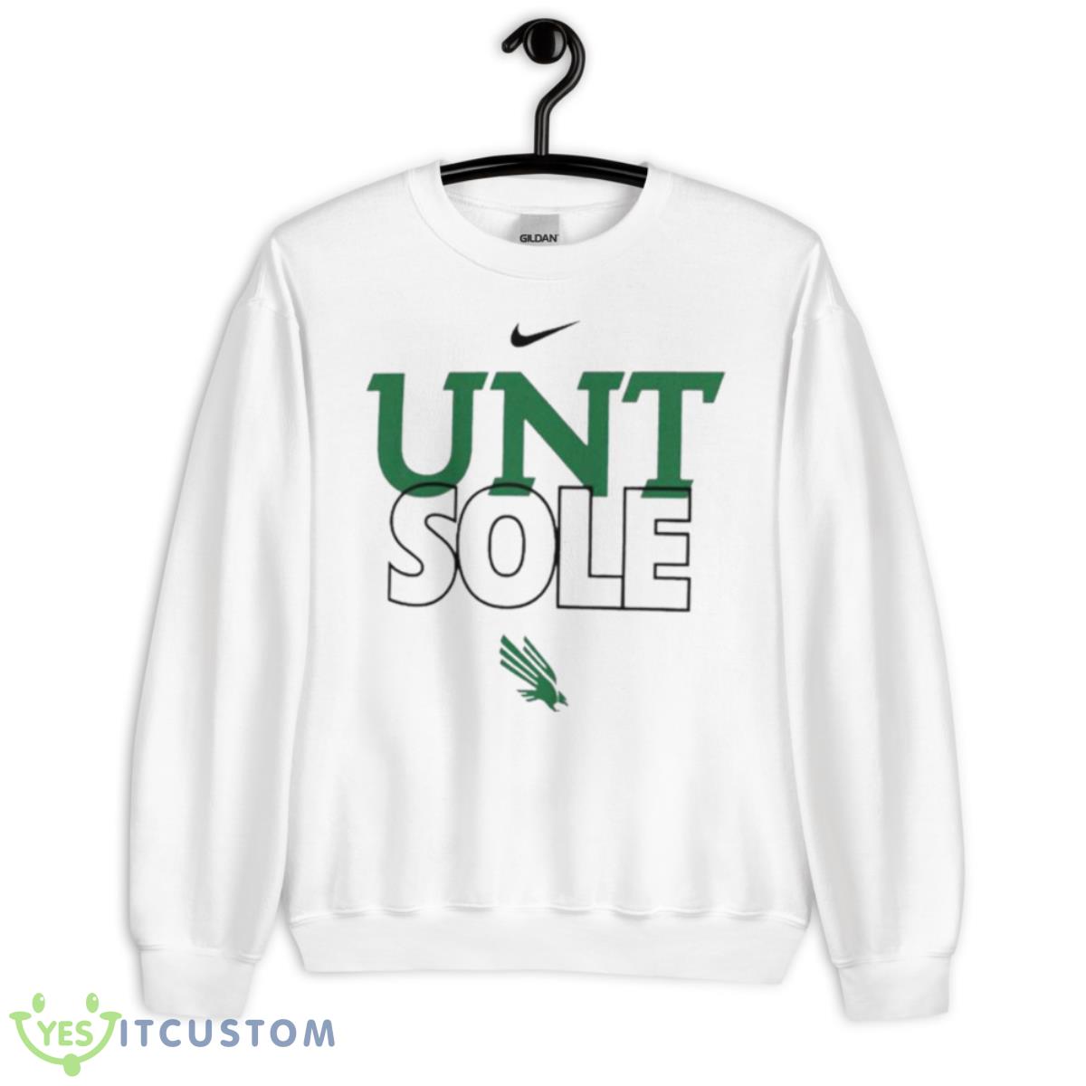 North Texas Mean Green Nike On Court Bench Shirt 2 North Texas Mean Green Nike On Court Bench Shirt - Unisex Heavy Blend Crewneck Sweatshirt